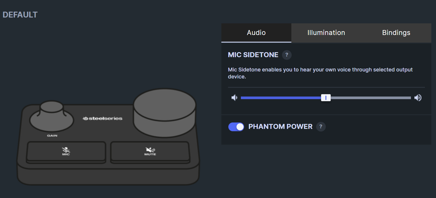 How can I hear sidetone Support