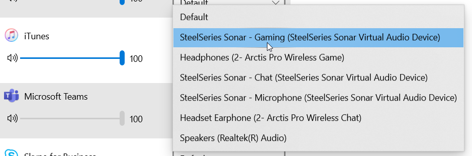 Sonar  SteelSeries